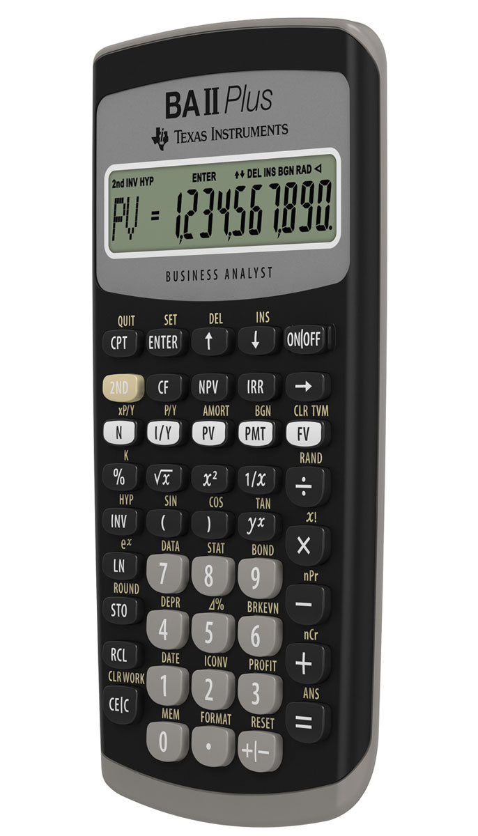 TI-BA II Plus Finanzrechner Texas Instruments 