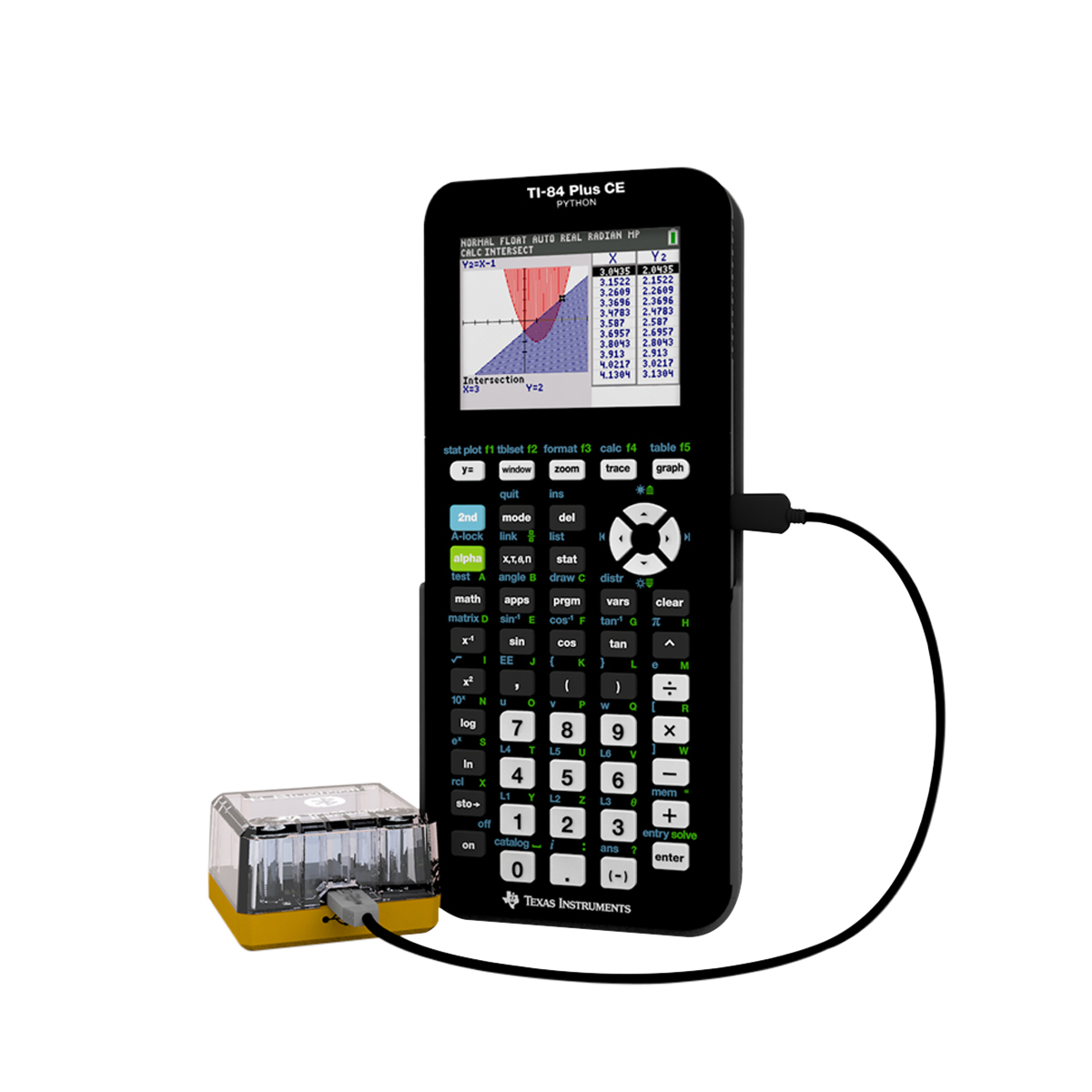 TI-Bluetooth Adapter Texas Instruments inkl. Kabel  zwischen TI-Graphikrechner und dem Adapter zur drahtlosen Verbindung von Vernier GDX-Sensore