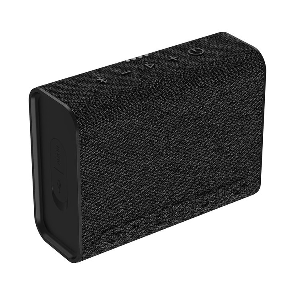 Grundig Jam 2 Black Bluetooth Lautsprecher 4 Watt PMPO | Mikrofon | Powerbank wasserfest, Rufannahme, Akku 30h