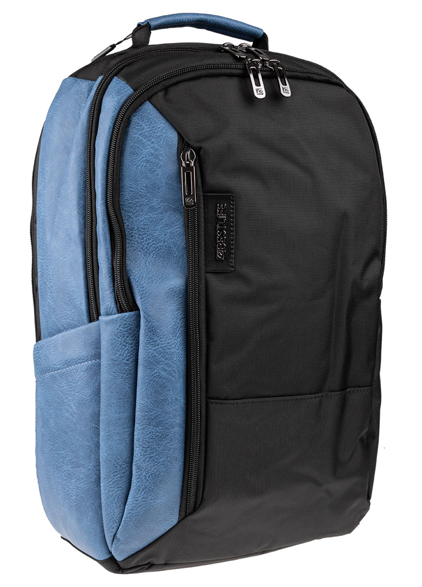 BestLife Business Titan RUCKSACK schwarz/blau Laptop Rucksack für 15,6''