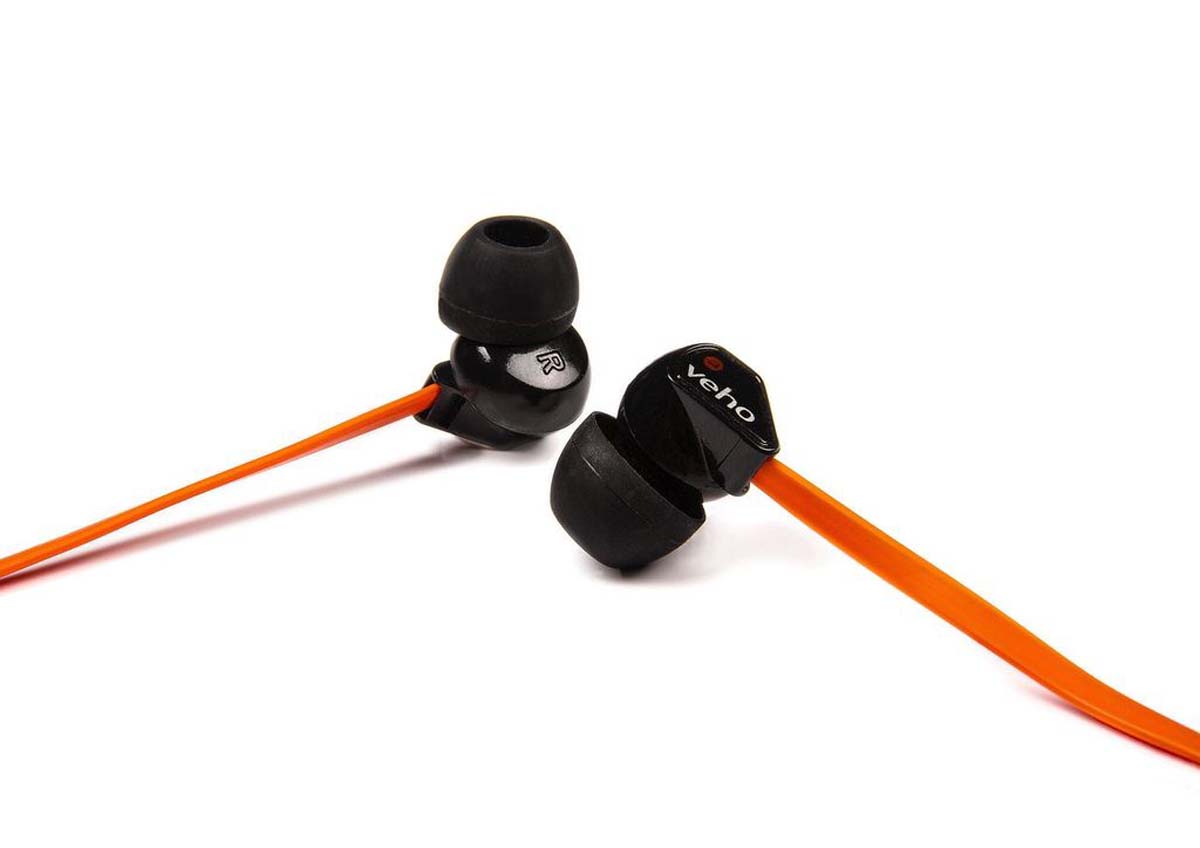 Veho VEP-003-360Z1 In-Ear Kopfhörer, kabelgebunden, orange 