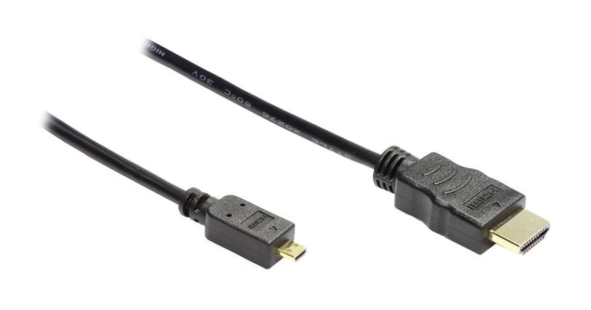 HDMI High-Speed-Kabel HDMI auf Micro-HDMI 1m