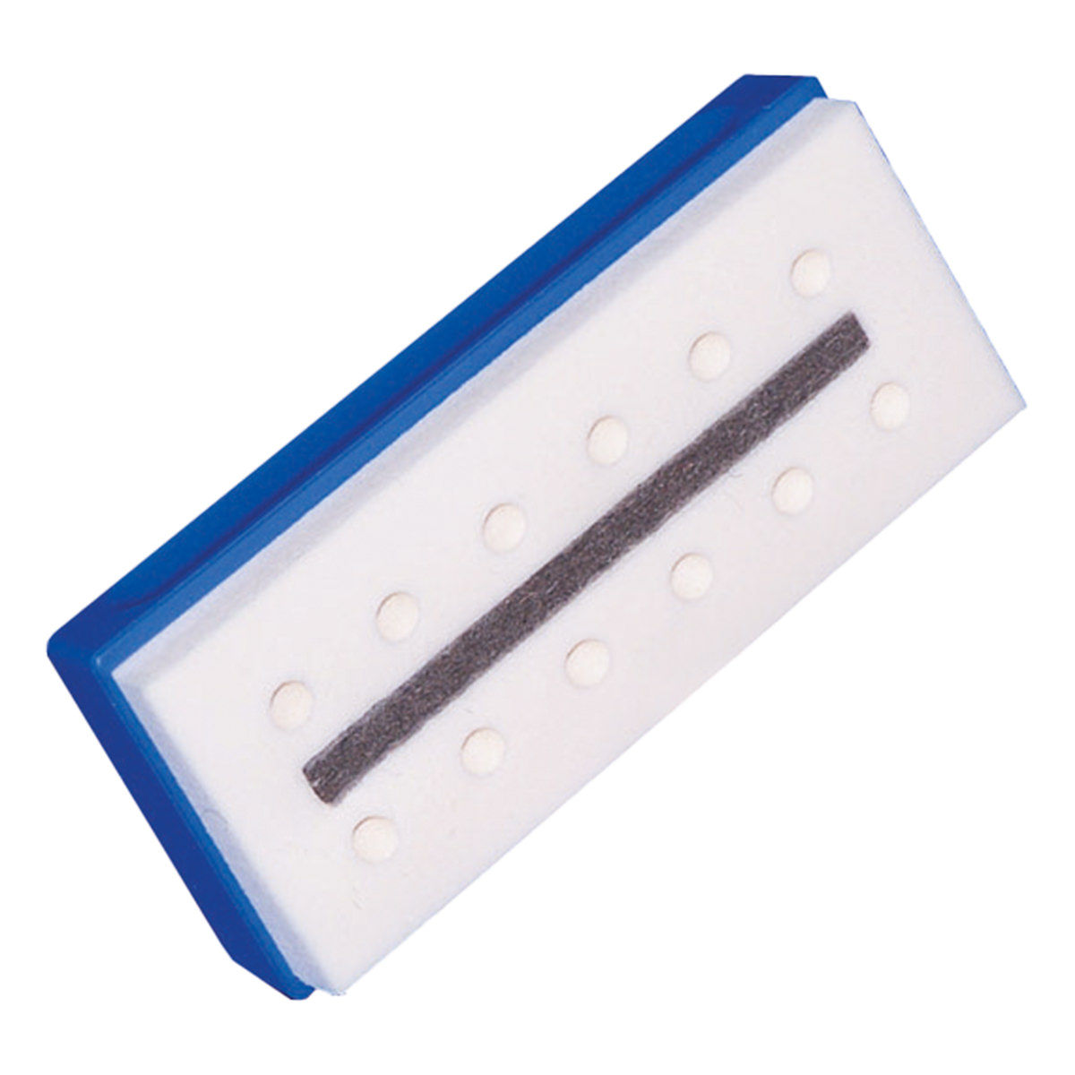 Dust-Master Tafelreiniger Latex Wischer mit integriertem Filzstreifen und Handgriff 16 x 7 cm 