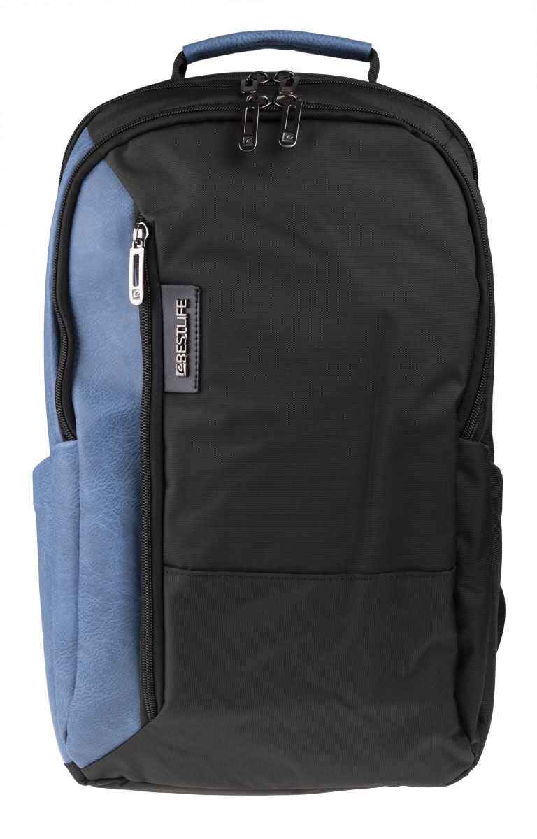 BestLife Business Titan RUCKSACK schwarz/blau Laptop Rucksack für 15,6''