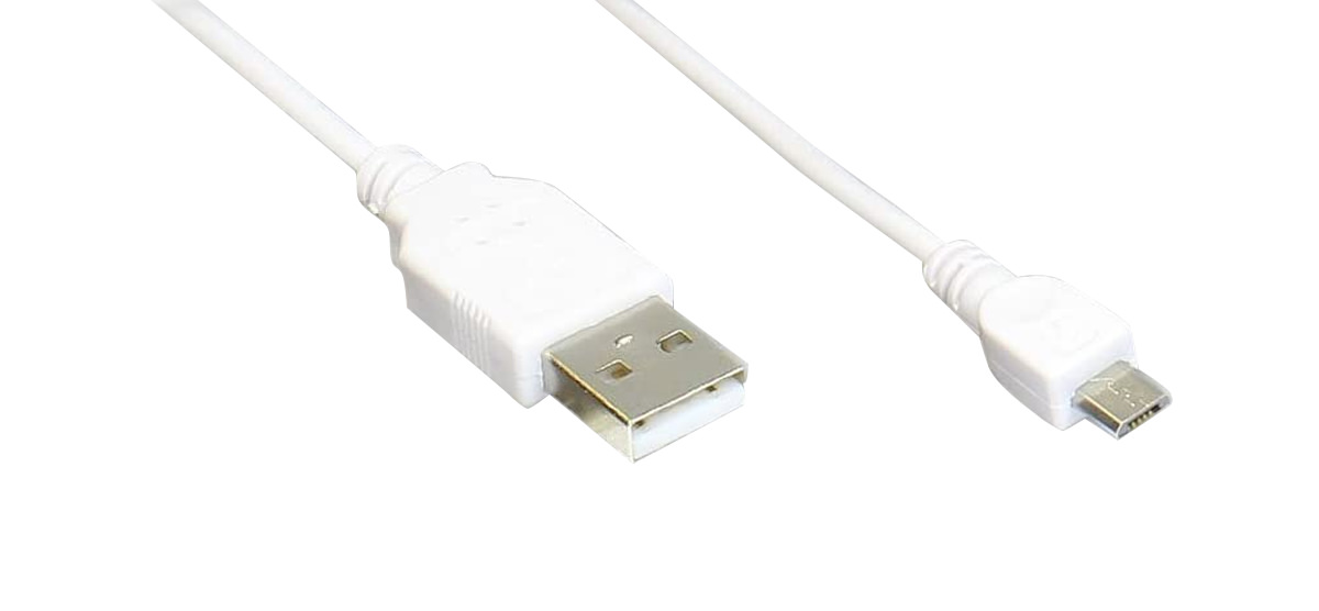 USB 2.0 Anschlusskabel Typ A - Micro-USB 1,8m