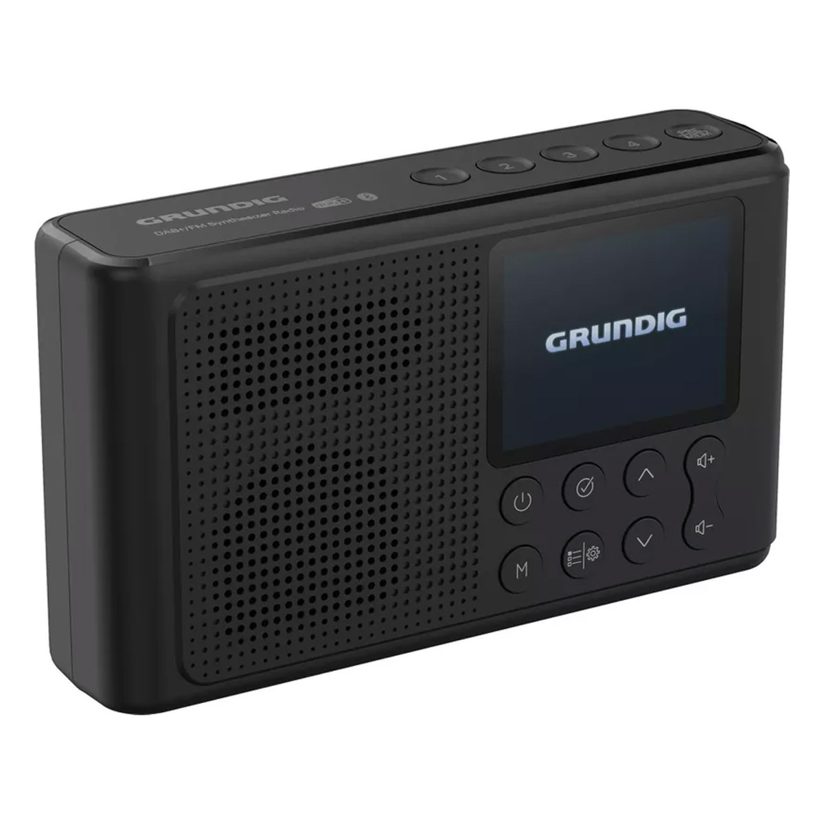 Grundig Radio tragbar Music 6500 Black, FM-Radio, RDS, 3 Klangeinstellungen Bluetooth, Sleep + Snooze,