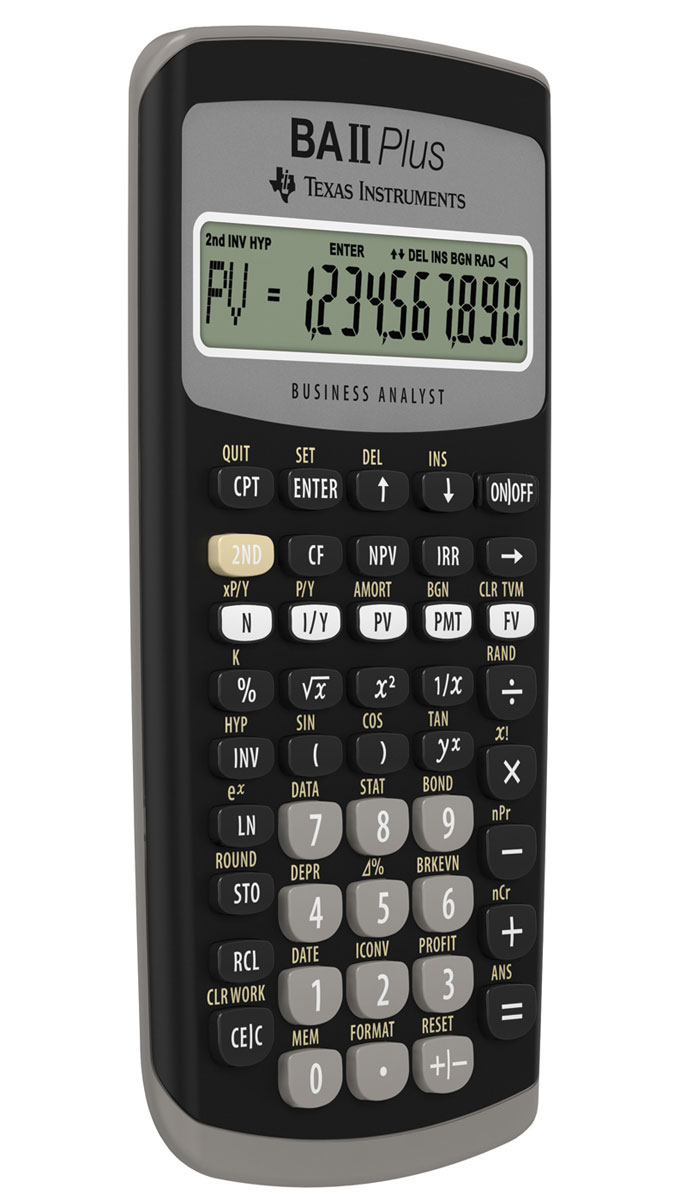 TI-BA II Plus Finanzrechner Texas Instruments 