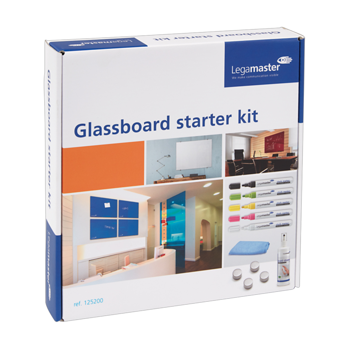 Legamaster 7-125200 Glasboard-Starterset 11-teilig