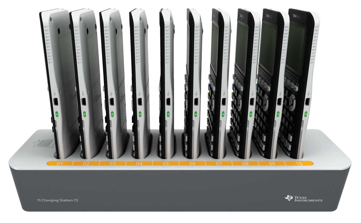 TI-84 Plus CE-T Ladestation zum Laden von 10 Geräten von Texas Instruments 