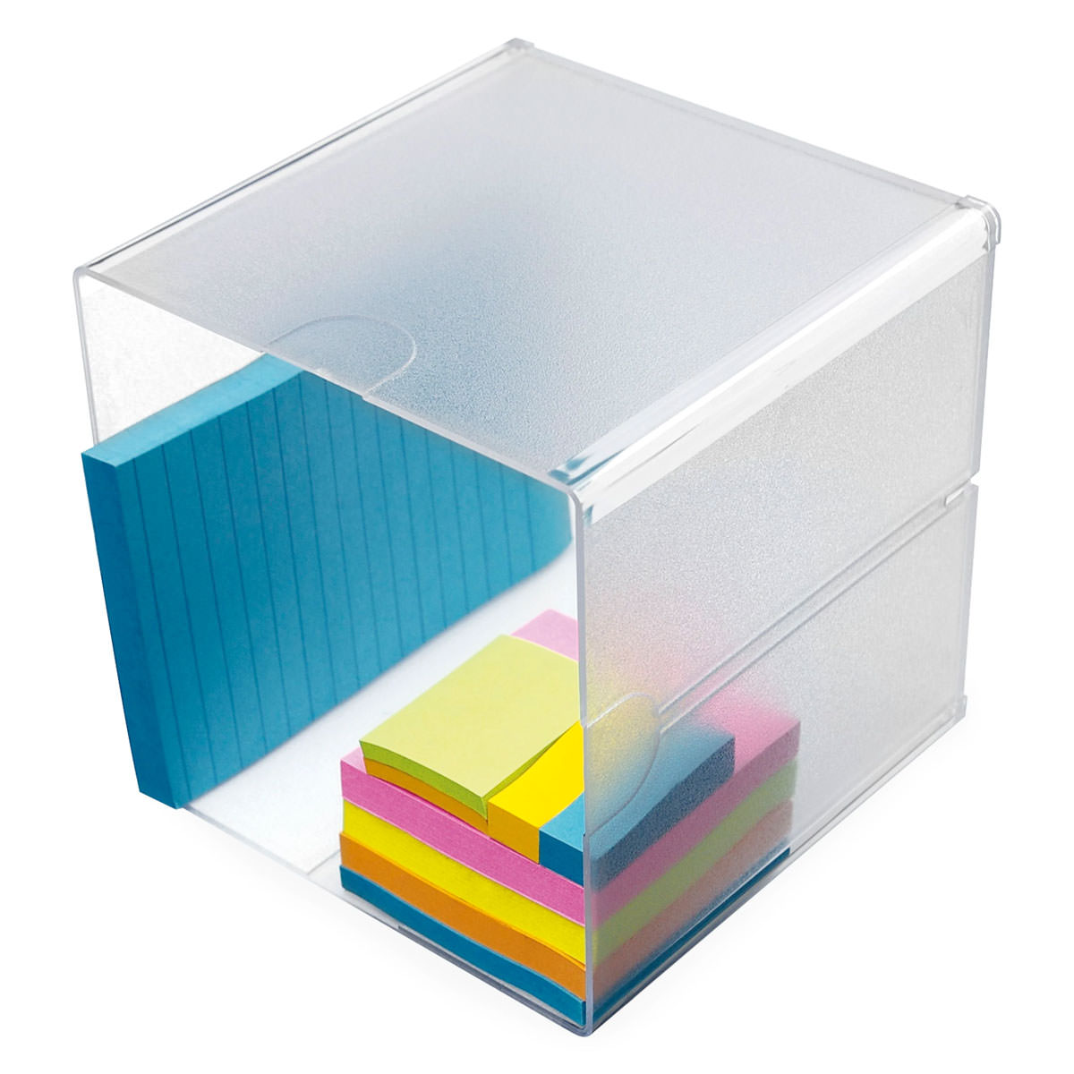 Magnetoplan 350401 Organisationsbox Cube, 1 Fach glasklar