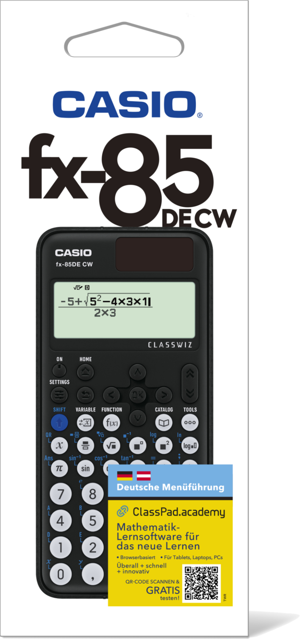 Casio FX-85 DE CW ClassWiz Schulrechner 