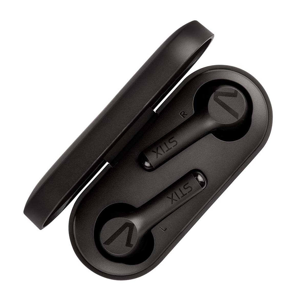 Veho VEP-114-STIX True Wireless Earphones schwarz, inkl. Charging Case