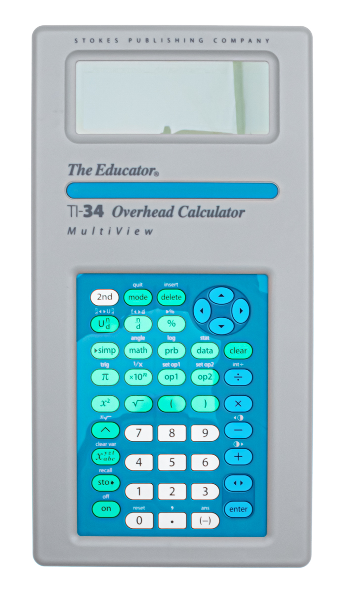 TI-OHD 34 MultiView Overheadversion des TI-34 MultiView (ab 01/2008) von Texas Instruments