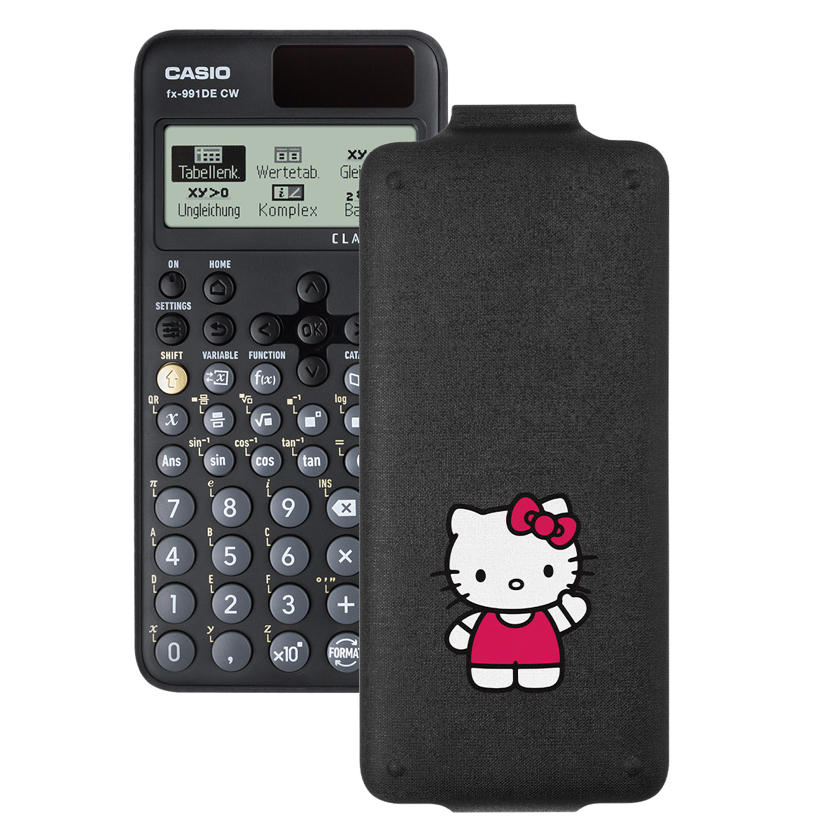 Casio FX-991 DE CW ClassWiz Schulrechner mit Hello-Kitty-Bedruckung (Motiv 09)