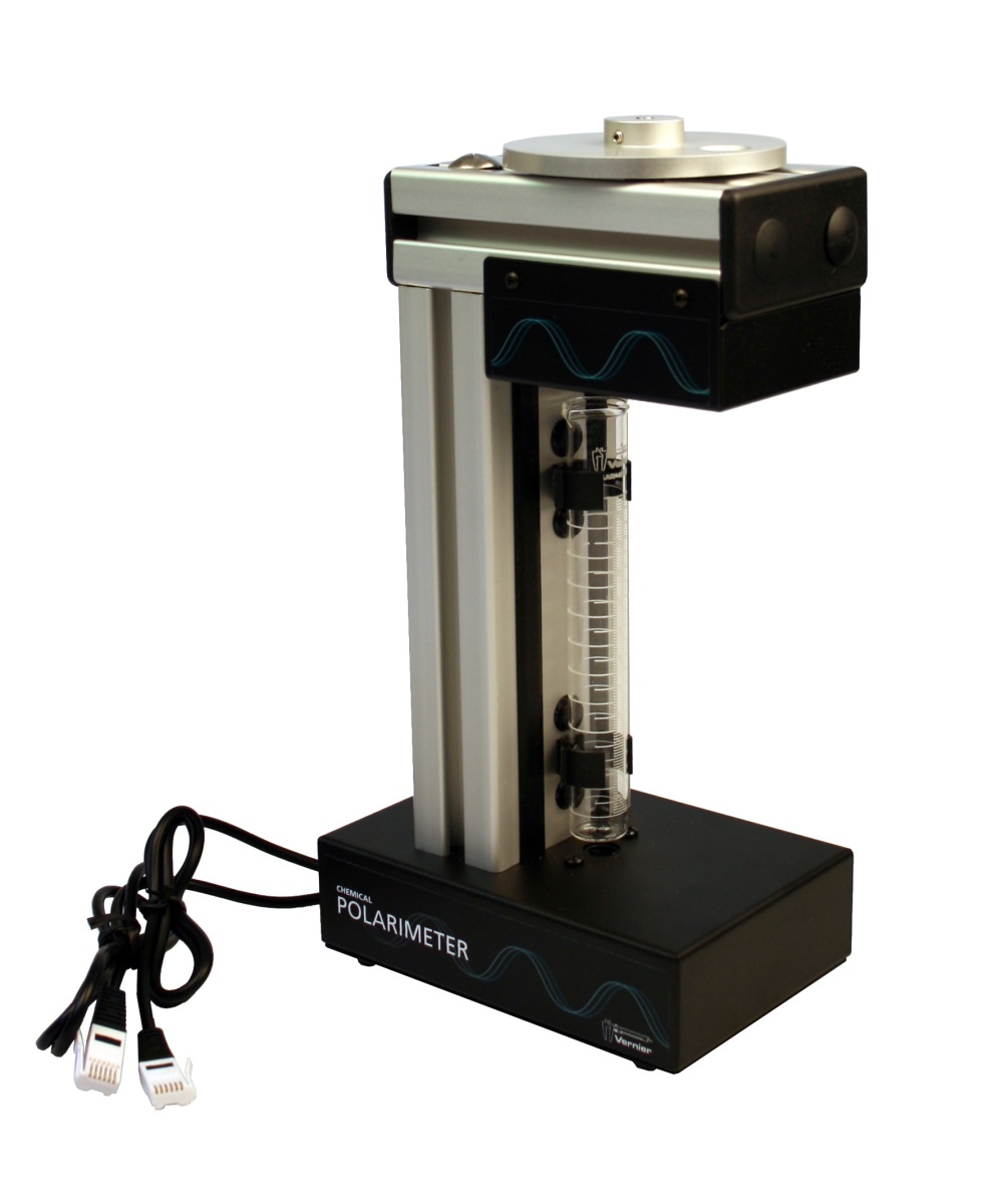 Polarimeter (chemisch) von Vernier zur Aufnahme der Rotation von eben-polarisiertem Licht