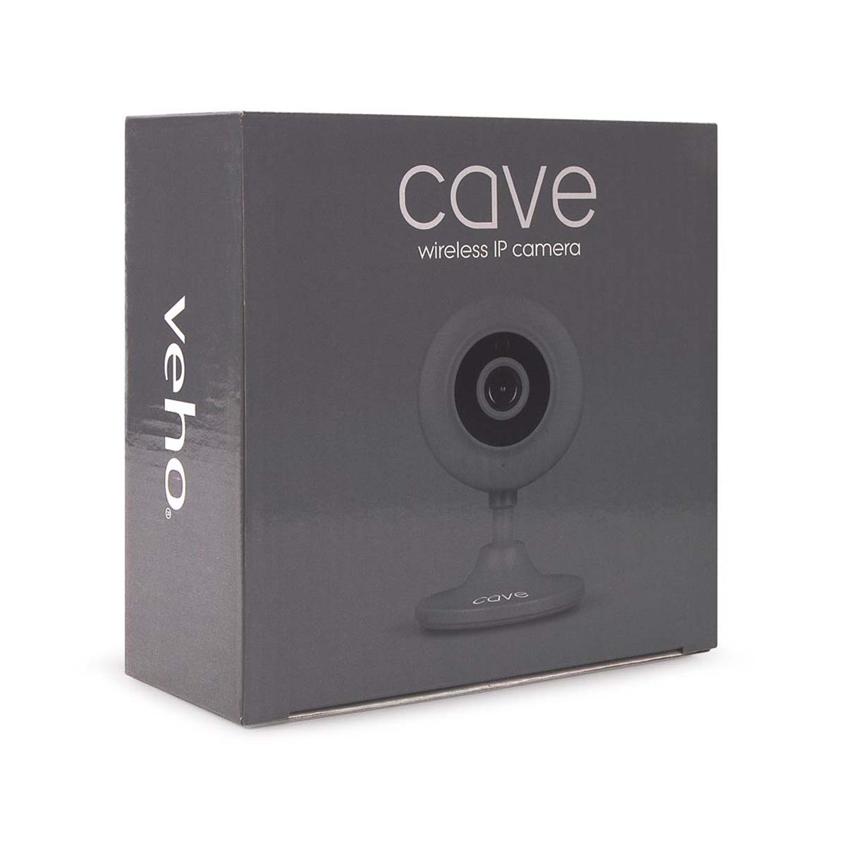 Veho VHS-002 Cave Smart Home Security IP-Camera grau mit Bewegungsmelder, für Tag & Nacht