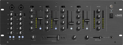 IMG STAGELINE MPX-44/SW 6-Kanal-Stereo-DJ-Mischpult