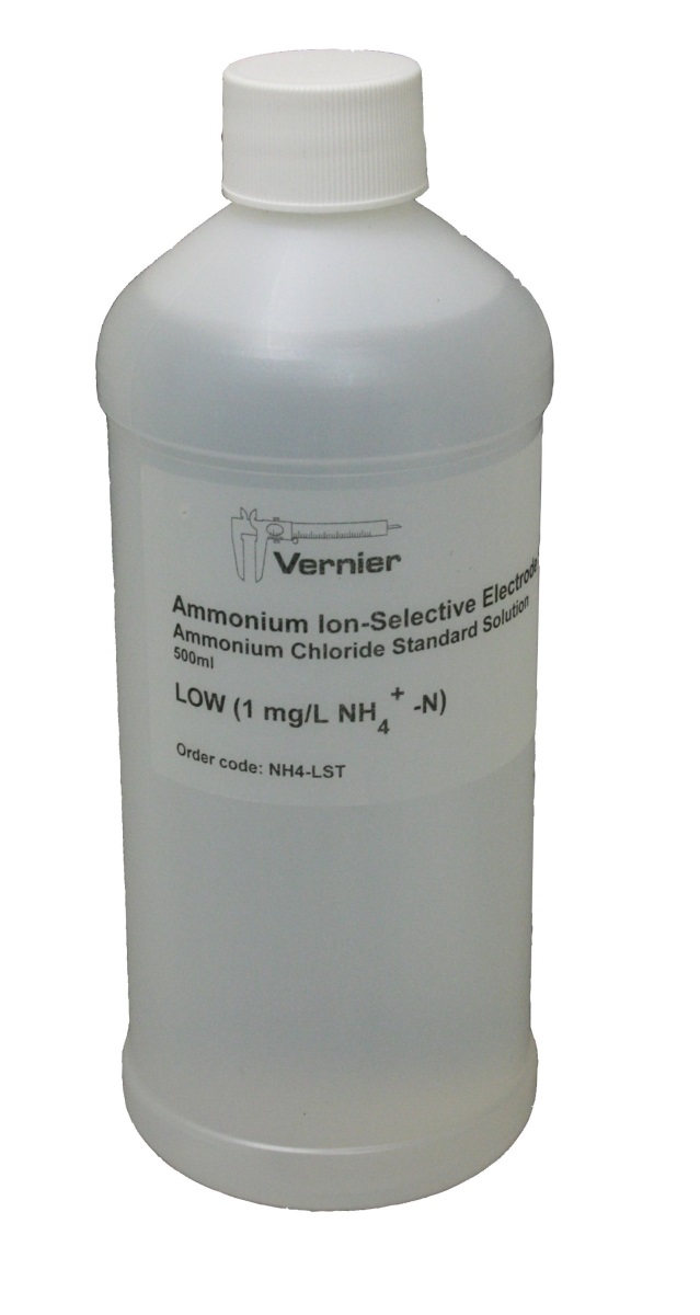 Kalibrierungslösung 100 mg/l NH4 Zubehör für Ammonium-Ionen-Sensor (500 ml Flasche)