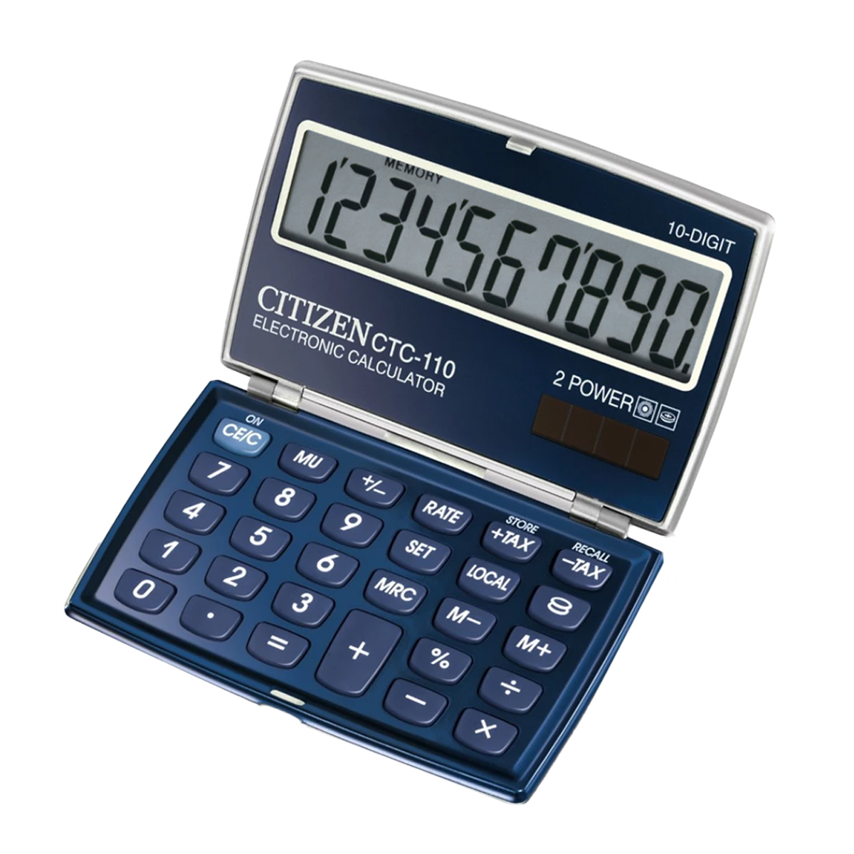 Citizen CTC 110 BL WB Taschenrechner blau 