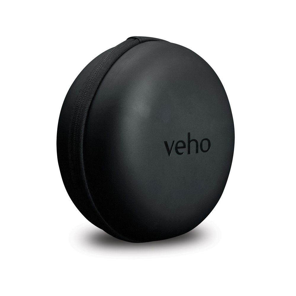 Veho VEP-A001-HCC Hülle für In-Ear Kopfhörer, schwarz, für Veho Kopfhörern Z10, Z8, ZB6, ZB5, Z4