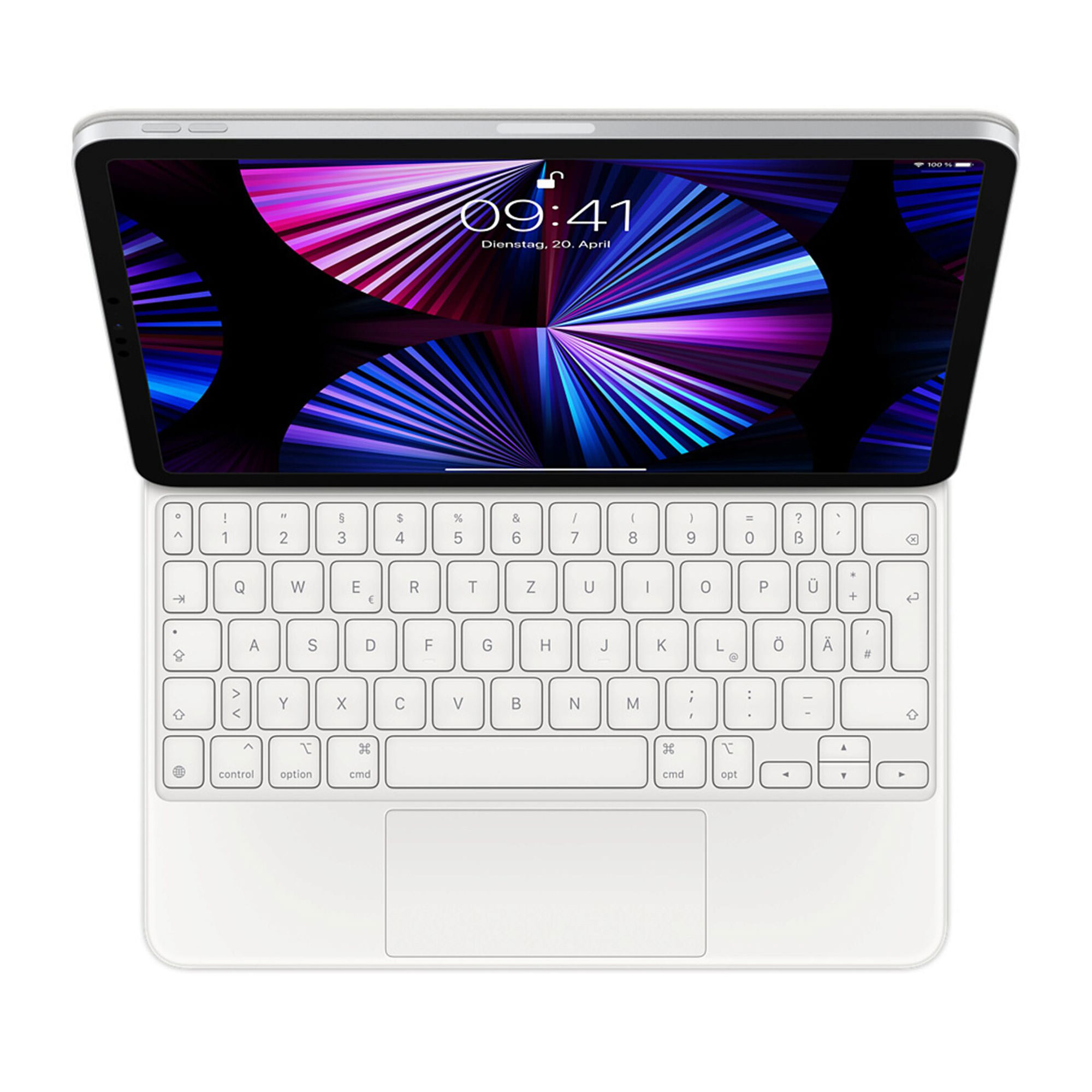 Apple Magic Keyboard für das 11'' iPad Pro & iPad Air 10.9'' Deutsch - Weiß