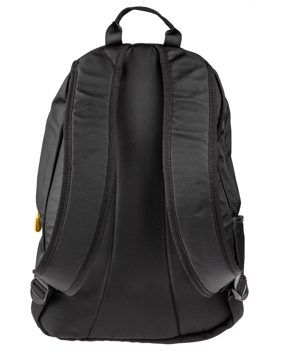 BestLife Schulrucksack für Laptop und Tablet bis 15,6 Zoll Smartphonefach schwarz / gelb