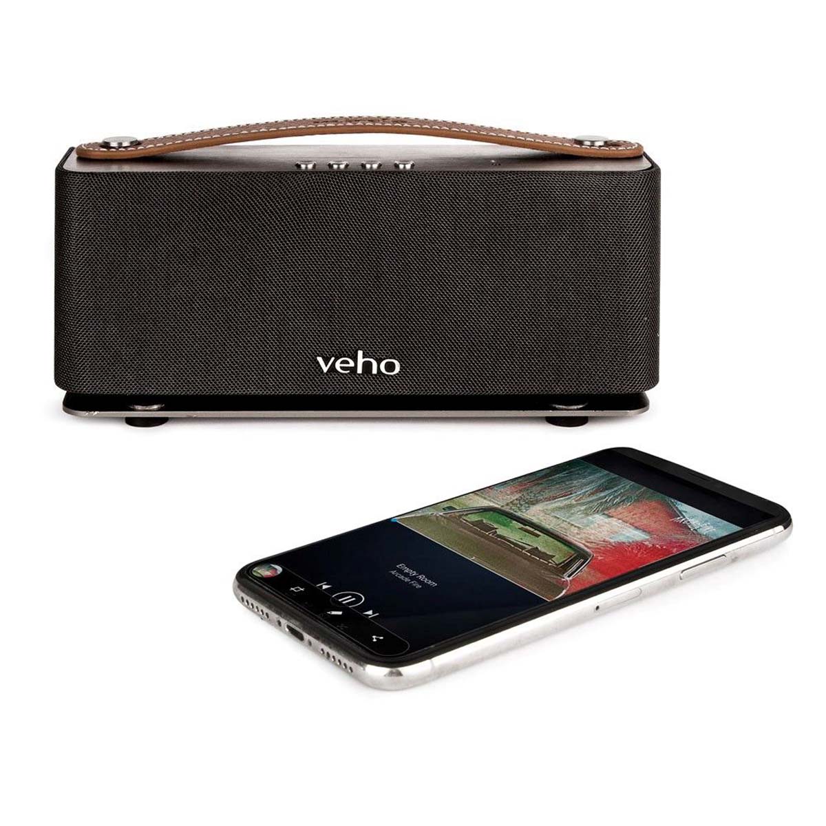 Veho VSS-401-MR7 Retro Wireless Lautsprecher, 75 dB, 2x 5 W, 65 Hz - 20 KHz, 4000 Ohm