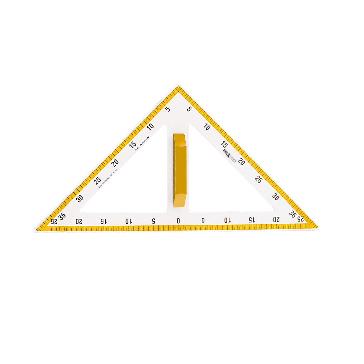 Zeichendreieck 45°/60 cm magnetisch 