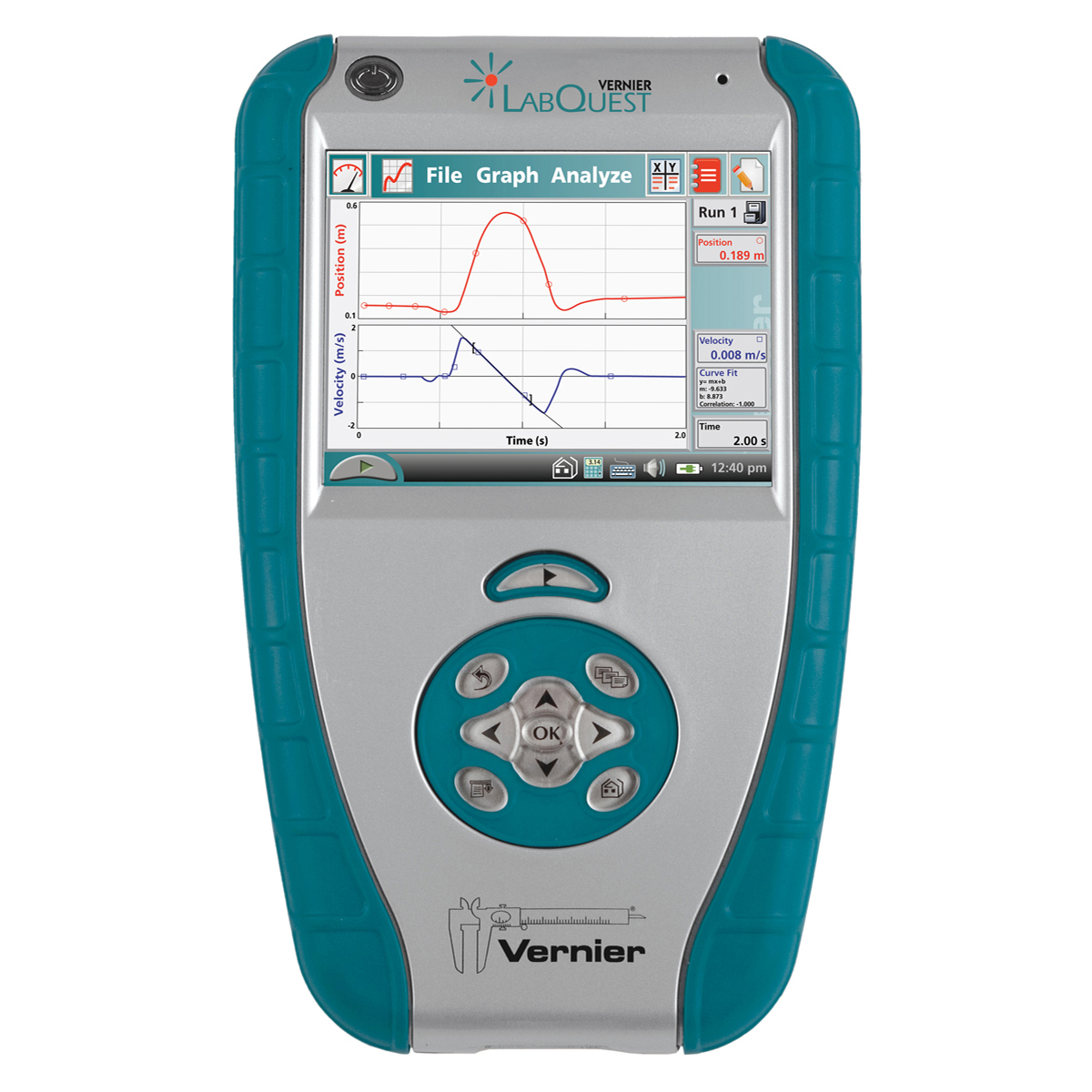 Vernier LabQuest - Messwerterfassungssystem/Color Display/40MB Speicher/SD-Card-Slot/USB-Zubehör