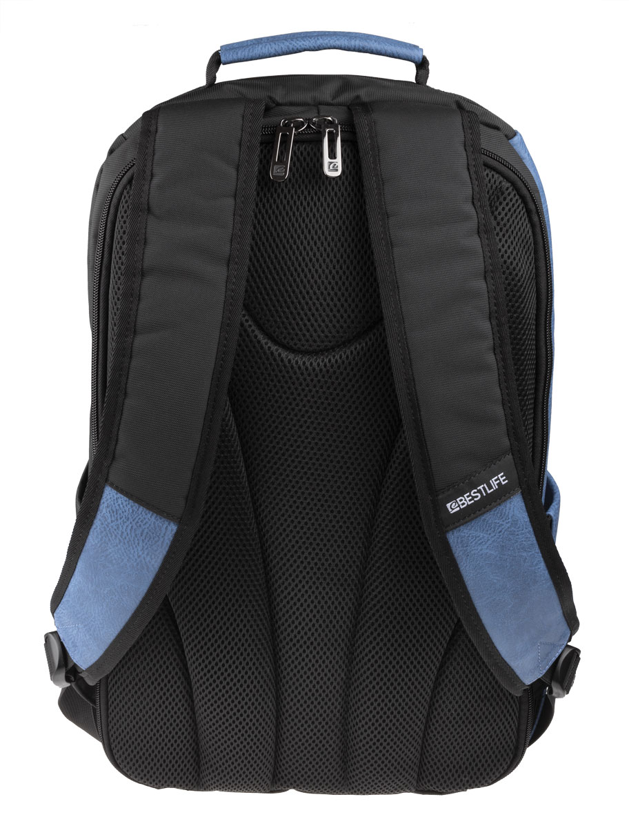 BestLife Business Titan RUCKSACK schwarz/blau Laptop Rucksack für 15,6''