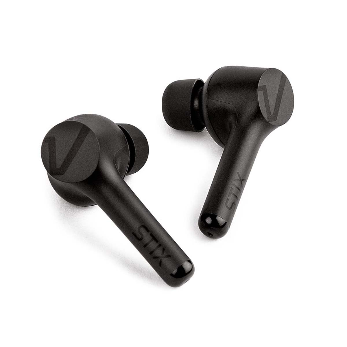 Veho VEP-114-STIX True Wireless Earphones schwarz, inkl. Charging Case