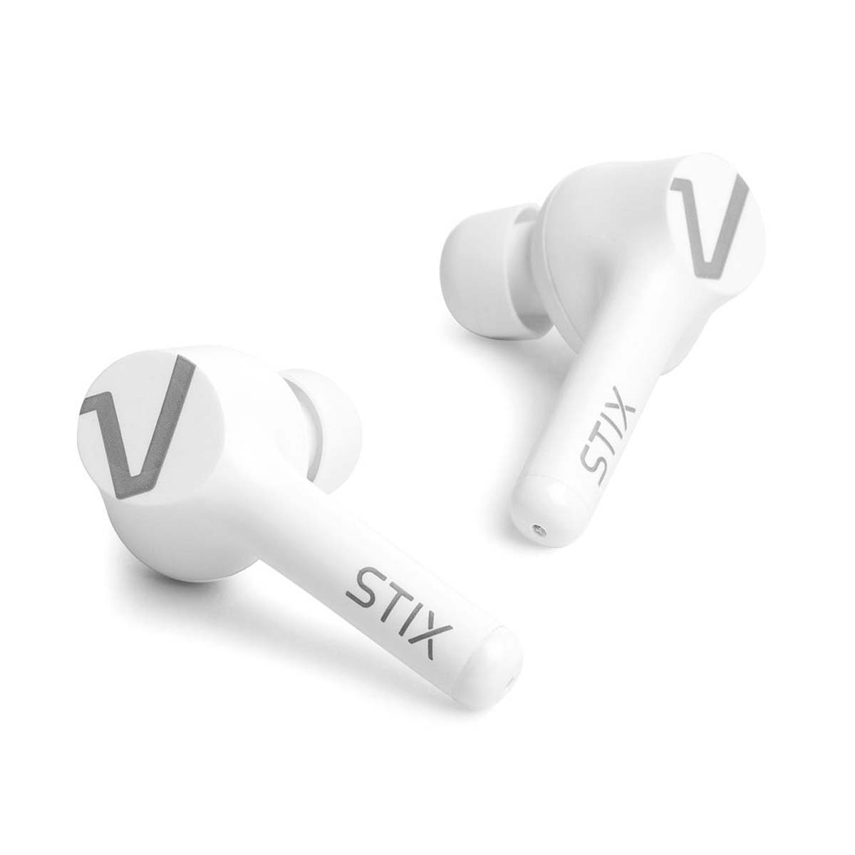 Veho VEP-115-STIX True Wireless Earphones weiß, inkl. Charging Case