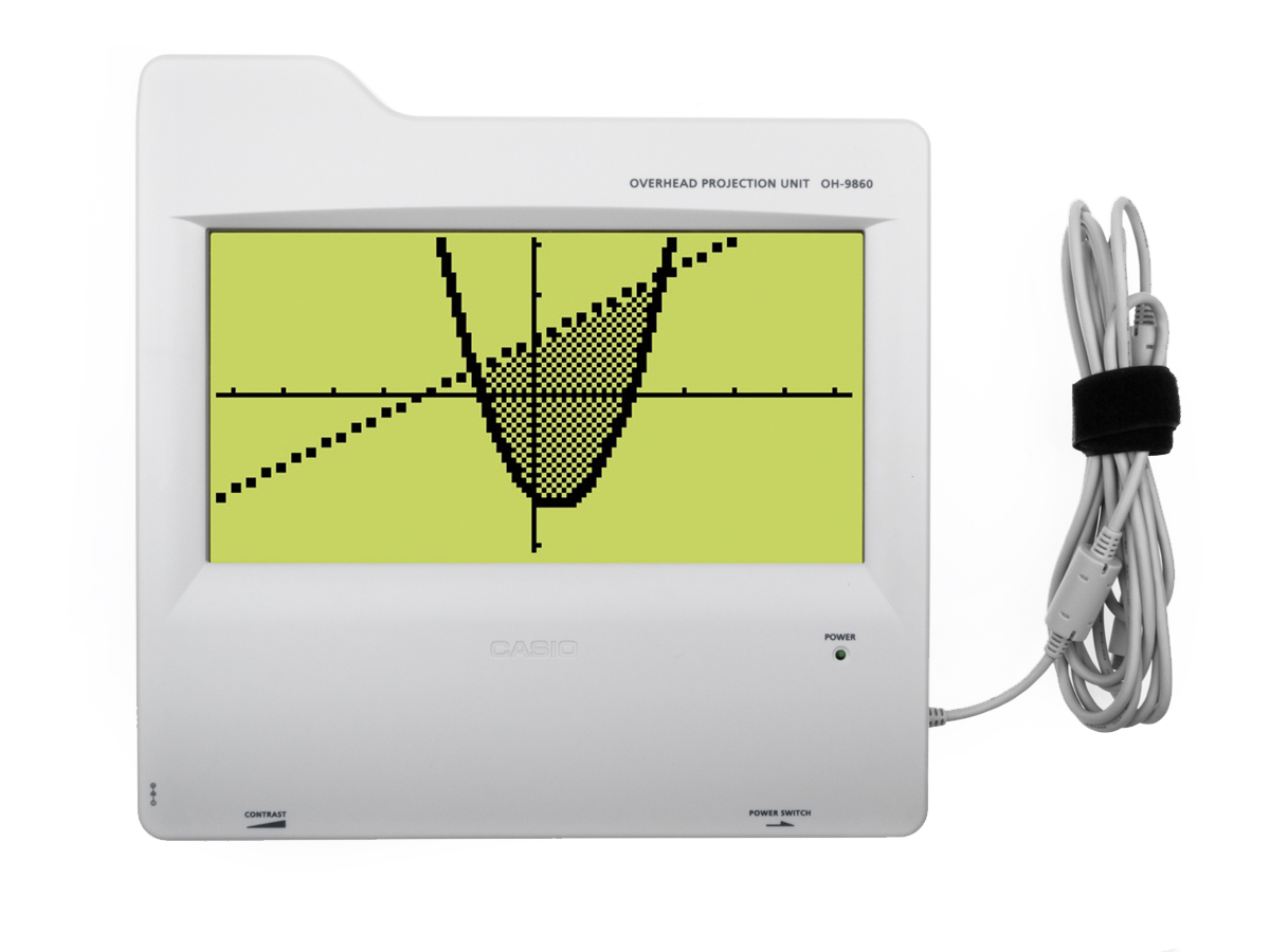 Casio OH-9860 Overheaddisplay für FX-9860 G/FX- 9860 G SD zum Anschluß an USB-Schnittstelle