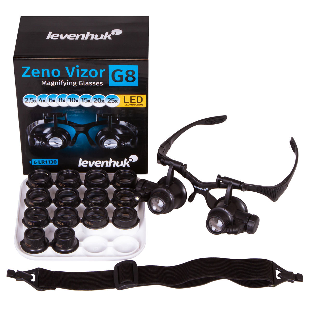 Levenhuk Zeno Vizor G8 Magnifying Glasses 