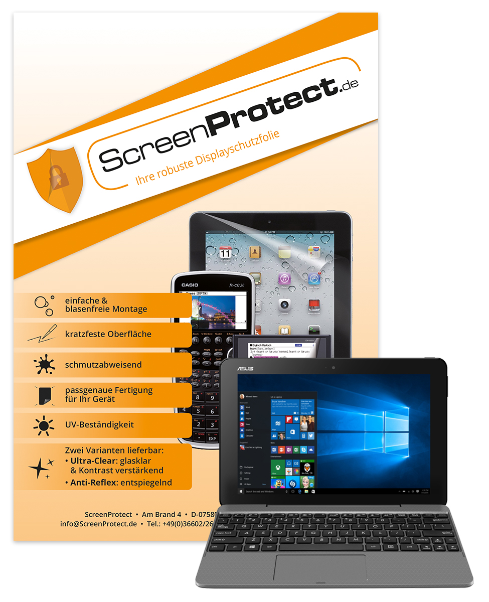 ScreenProtect Displayschutzfolie AntiReflex für ASUS T101 HA