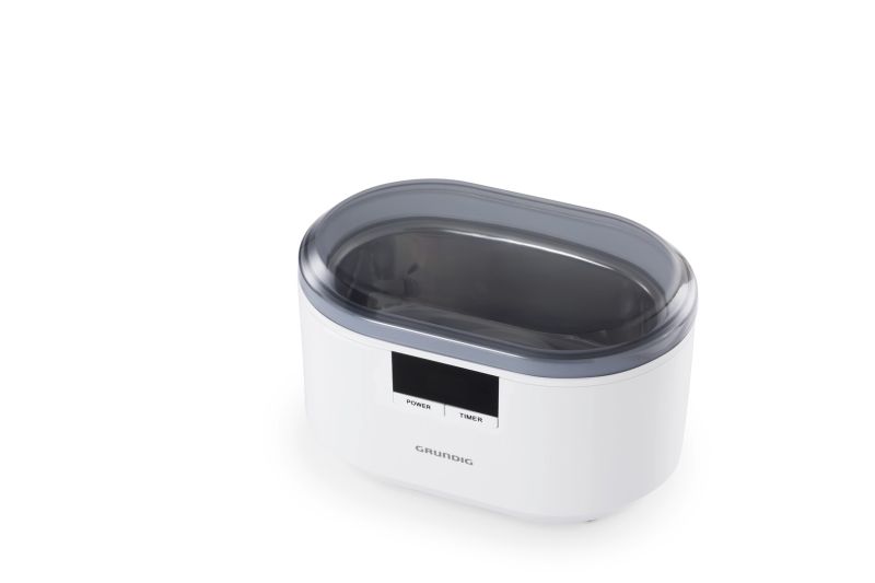 Grundig UC 6620 Ultraschallreiniger, 50 Watt, 500ml Fassungsvermögen Doppelwellen-Prinzip, 5-fach Timer