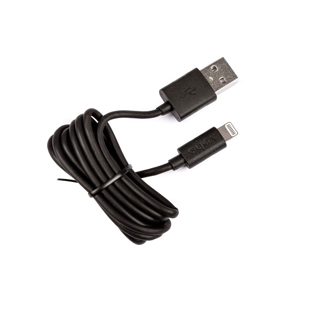 Veho VPP-501-1M Lightning zu USB Kabel, 1m, schwarz, Apple zertifiziertes Blitzkabel