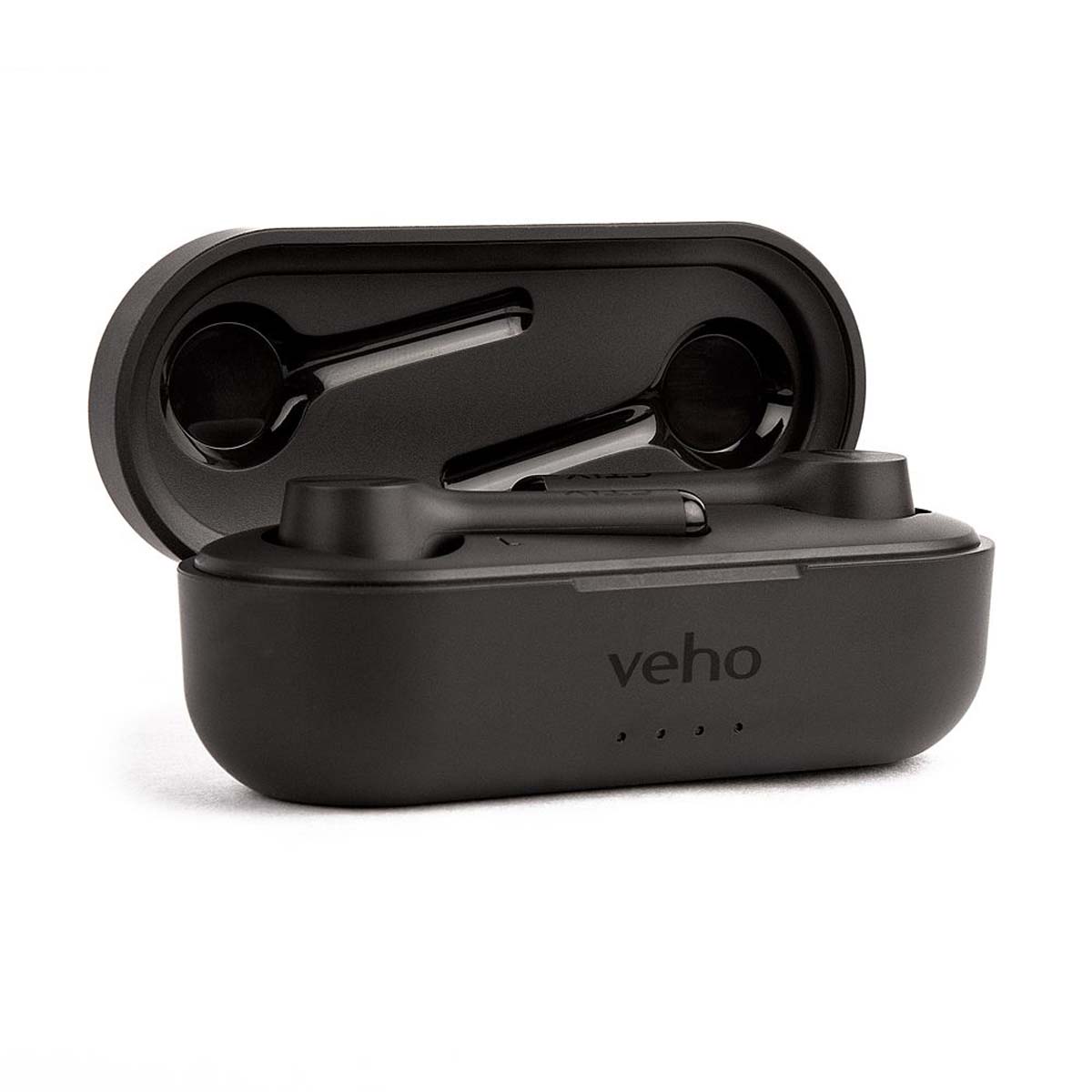 Veho VEP-114-STIX True Wireless Earphones schwarz, inkl. Charging Case