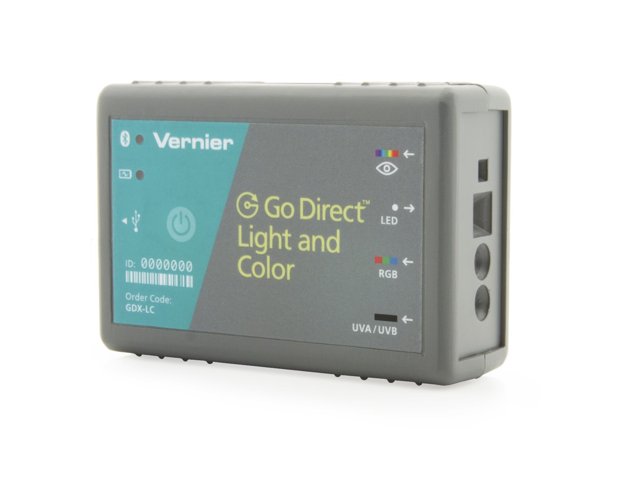 Vernier Go Direct® Licht- und Farbsensor GDX-LC Messbereich: 0 - 150 klx - Wireless + USB