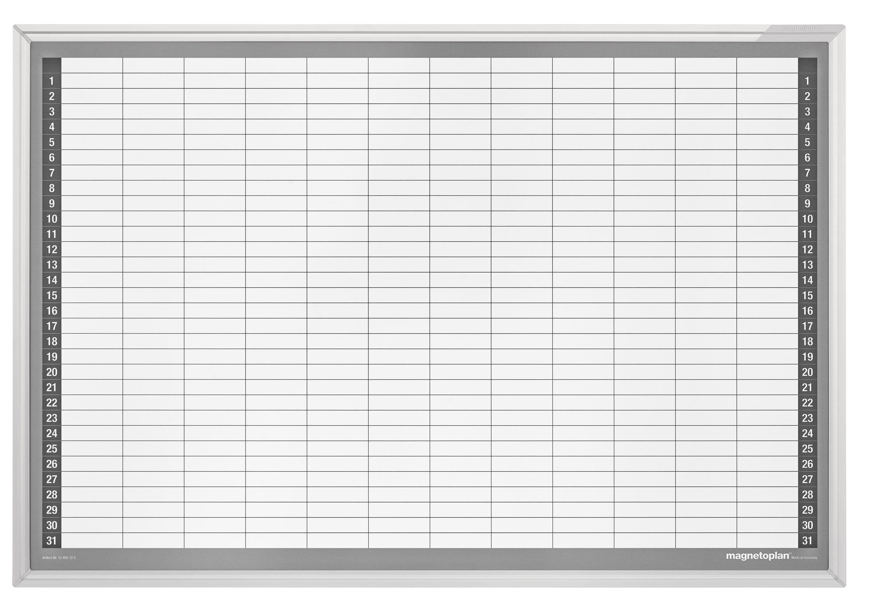 Magnetoplan 1249512S Monatsplaner CC Deutsch Querformat 