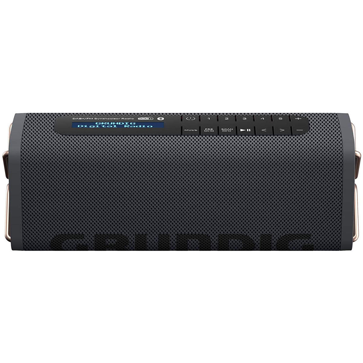 Grundig GBT Band Black Bluetooth Speaker | Digital-Tuner | Streaming Lautsprecher 2.0 stereo, 5 Watt