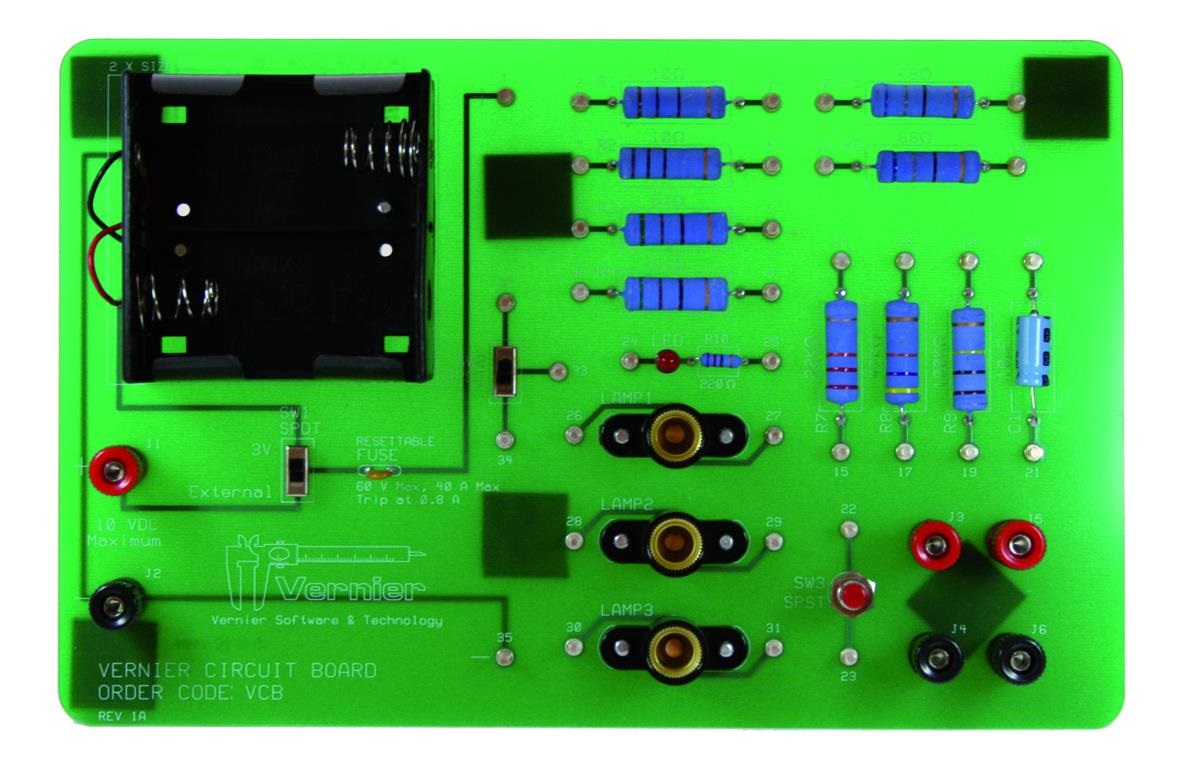 Circuit Board - vorkonfigurierte Leiterplatte zur Verbind.elektr.Bauteile mit Strom- u.Spannungssen.