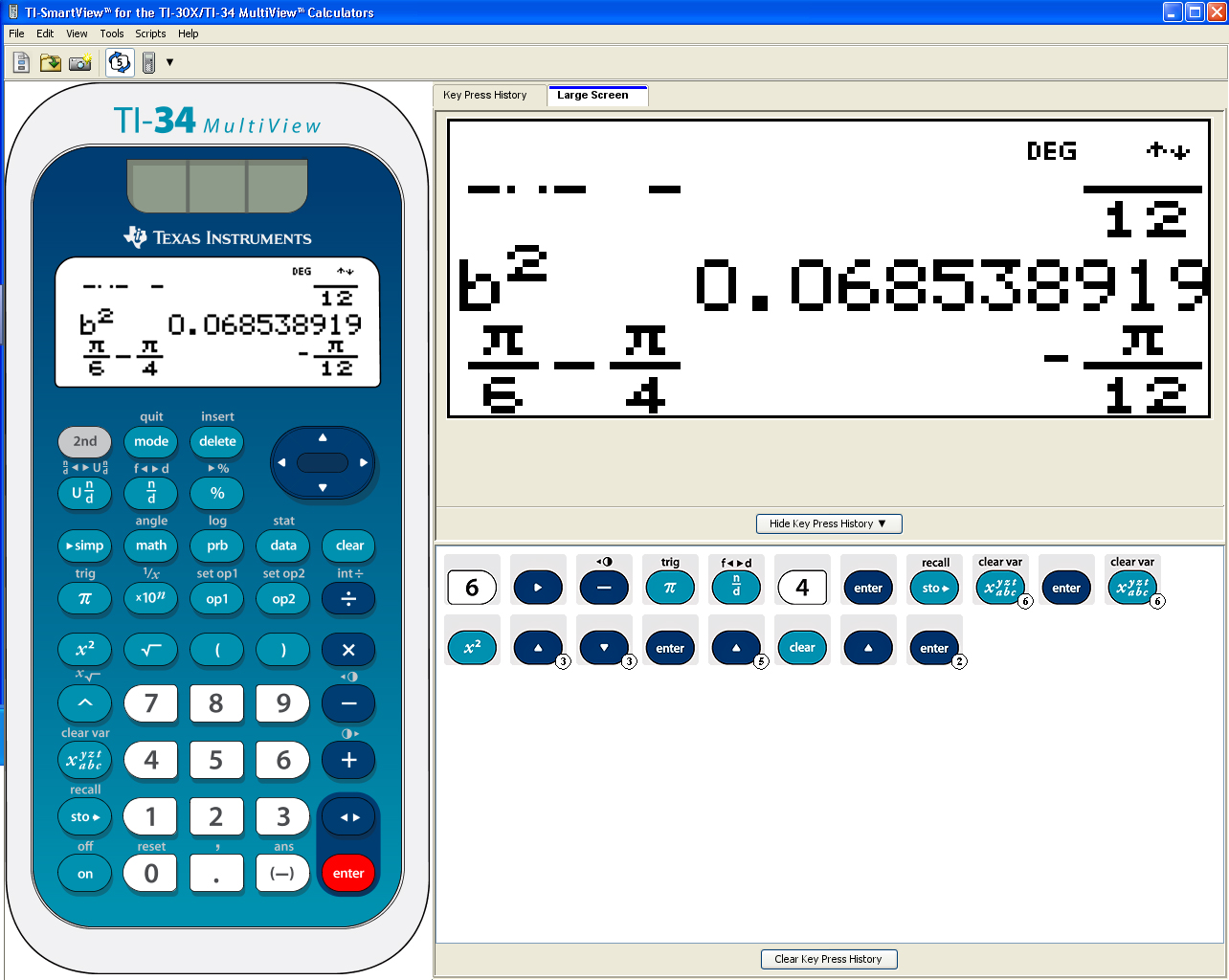 TI SmartView TI-30X Plus MultiView & TI-34 MultiView von Texas Instruments unbefristet / Single / 1 Stück