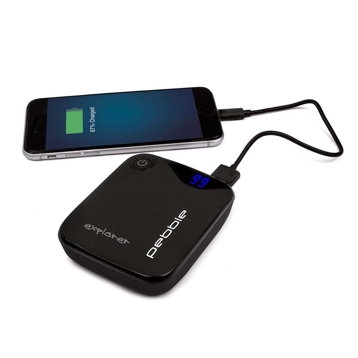 Veho VPP-006-MAP Pebble Explorer Pro Powerbank 8400 mAh, 2.1 A, 2x USB Anschluss