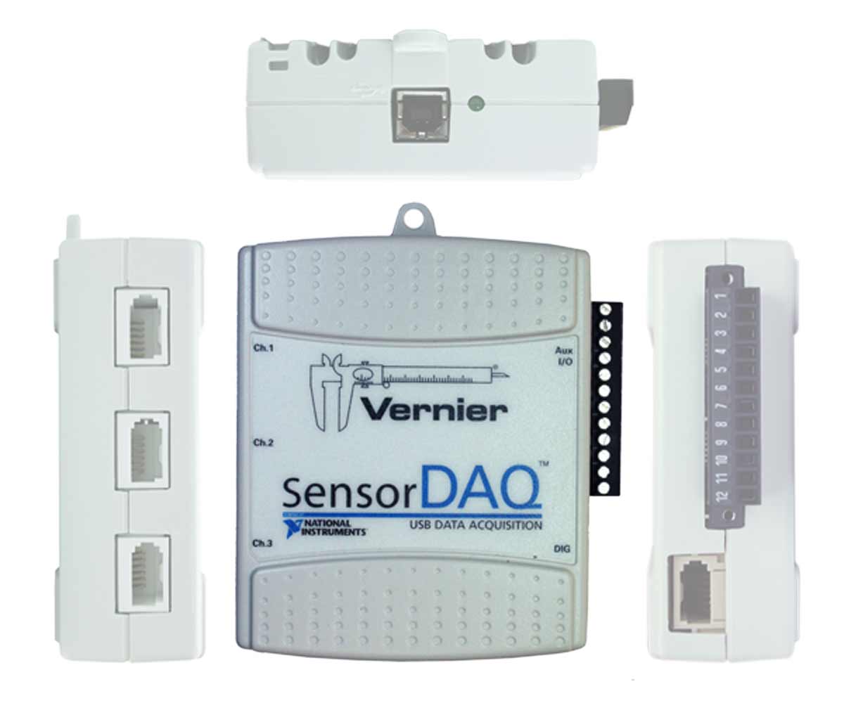 DAQ - USB Data Acquisition Interface v. Vernier z. Auswerten jeglicher Daten od. Sensoren am USB-Port