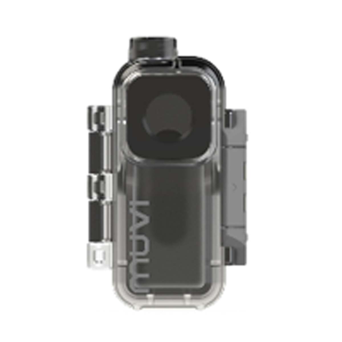 Veho VCC-A055-WPC-G Muvi 30m waterproof Case für Muvi Micro HD Series, transparent/grau