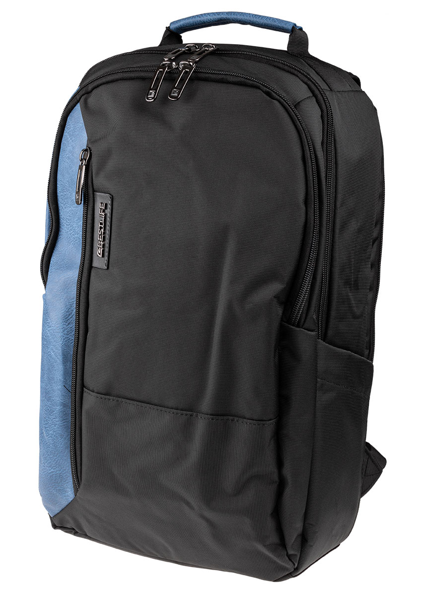 BestLife Business Titan RUCKSACK schwarz/blau Laptop Rucksack für 15,6''