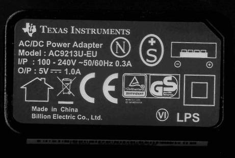 TI-Ladegerät USB für eingebaute Akkus im TI-Nspire (CX/CX CAS/CXII T/CXII T CAS ) und TI-84+ CE T/PY