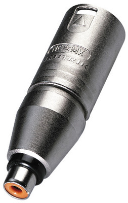 MONACOR NA-2MPMF NEUTRIK-Adapter XLR/Cinchbuchse