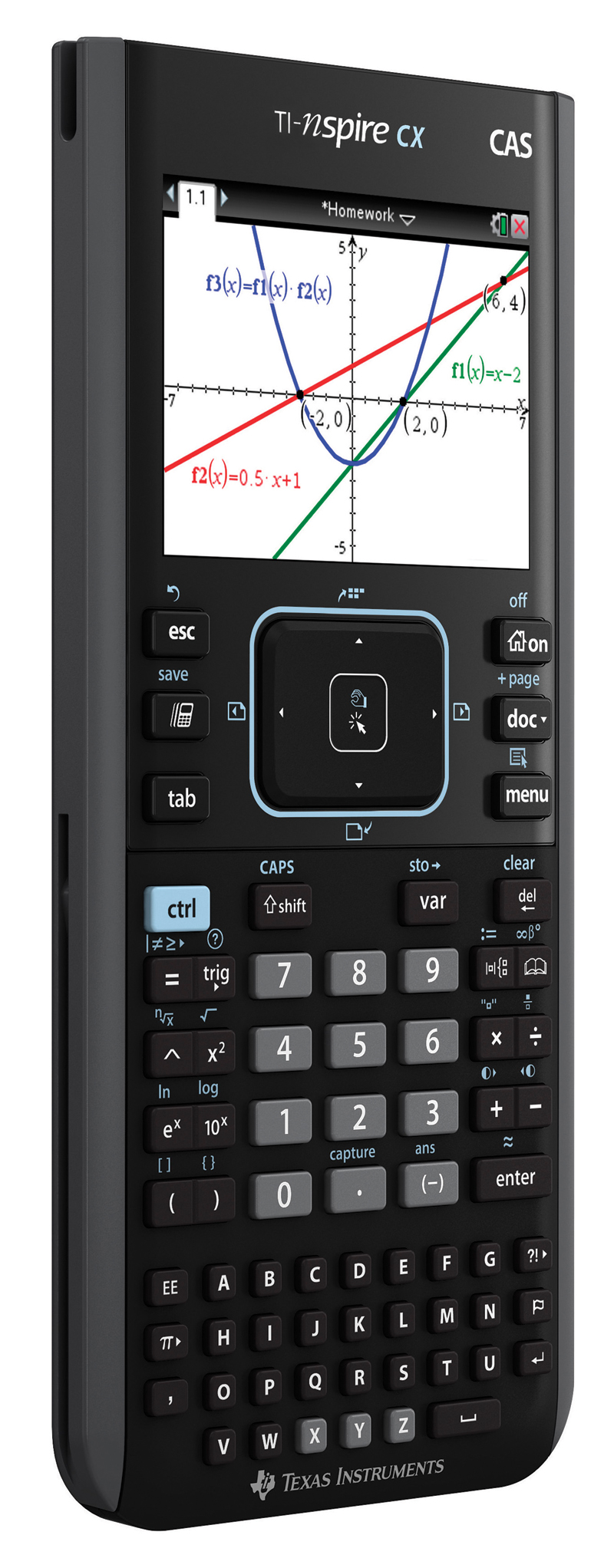 TI-Nspire CX CAS Grafikrechner Texas Instruments 